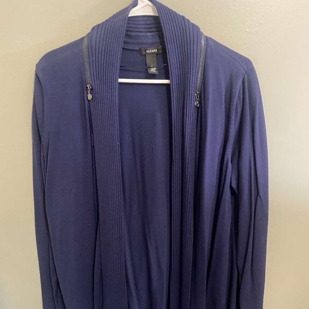 Alfani Womens Sweater size Large dark blue from Macys